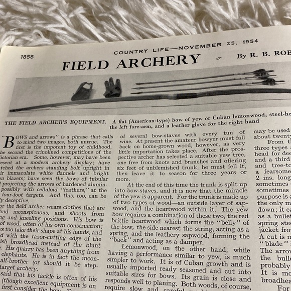 COUNTRY LIFE MAGAZINE November 25, 1954 - Picture 9 of 15